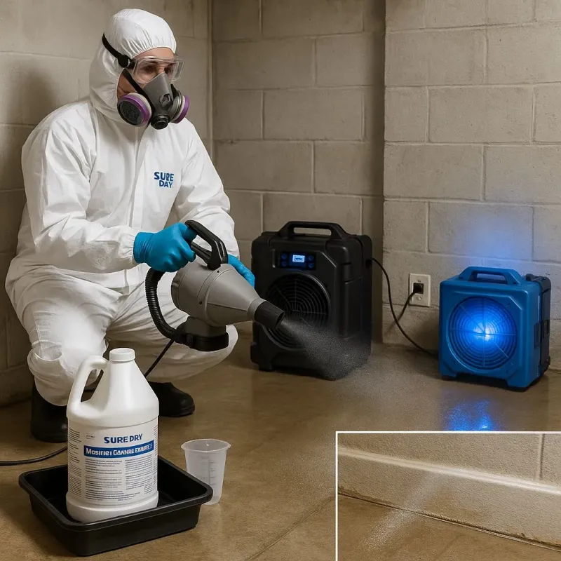 Sanitization and Odor Removal process in East Freehold, NJ