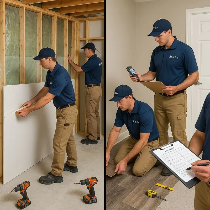 Repairs and Reconstruction process in East Freehold, NJ
