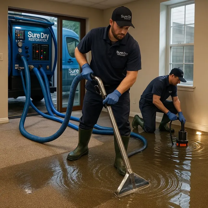Water Extraction and Removal process in East Freehold, NJ